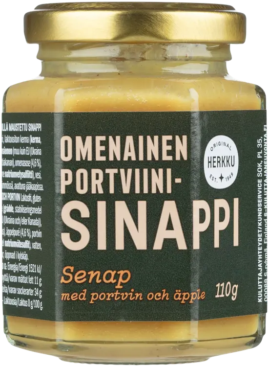 Herkku Omenainen portviinisinappi 110g