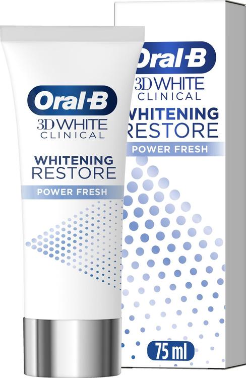 Oral-B 3D White Clinical Whitening Restore Power Fresh 75ml hammastahna