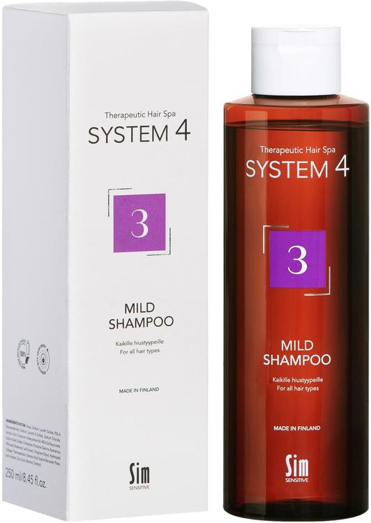 Sim Sensitive System4, 3 Mild shampoo 250 ml