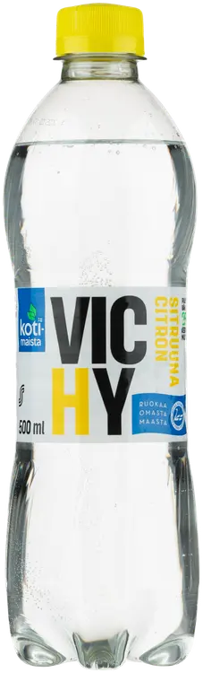 Kotimaista sitruuna vichy kivennäisvesi 0,5l