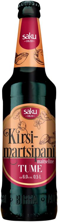 Saku Kirsi-martsipani maitseline tume õlu 6%vol 500ml