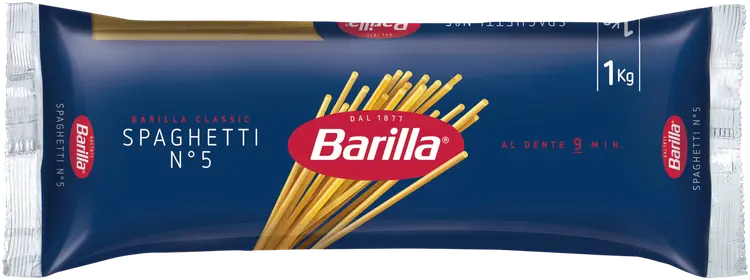 Barilla Spaghetti n.5 durumvehnästä valmistettu pasta 1kg