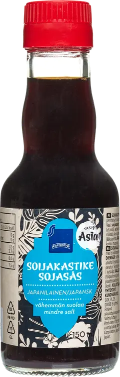 Rainbow 150ml japanilainen soijakastike vähemmän suolaa