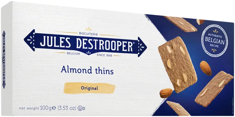 Jules Destrooper 100g Almond Thins Mantelikeksi