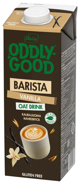 Oddlygood® Barista kaurajuoma vanilja 1 l UHT gluteeniton