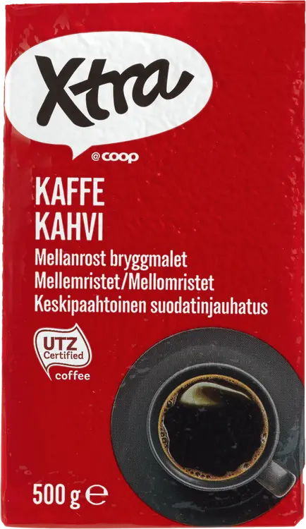 Xtra suodatinkahvi keskipaahtoinen 500 g