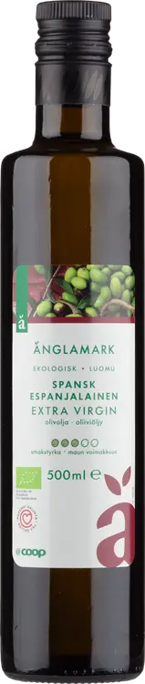Änglamark Extra virgin espanjalainen oliiviöljy luomu 0,5 l