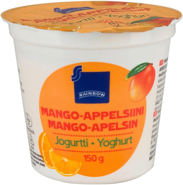 Rainbow 150 g Mango-appelsiinijogurtti