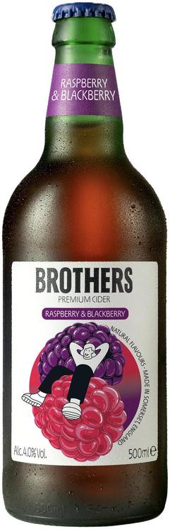 Brothers Raspberry&Blackberry siider 4%vol 500 ml