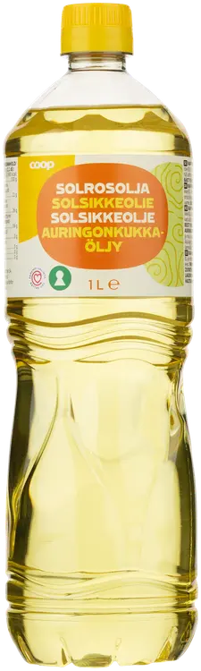 Coop auringonkukkaöljy 1 l