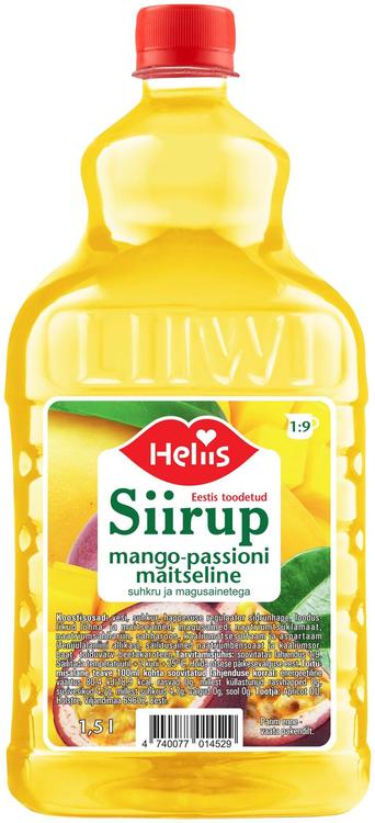 Heliis mango-passioni siirup 1,5L