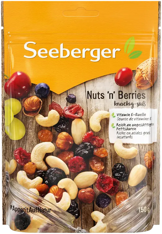 Seeberger 150g pähkinä-marjasekoitus