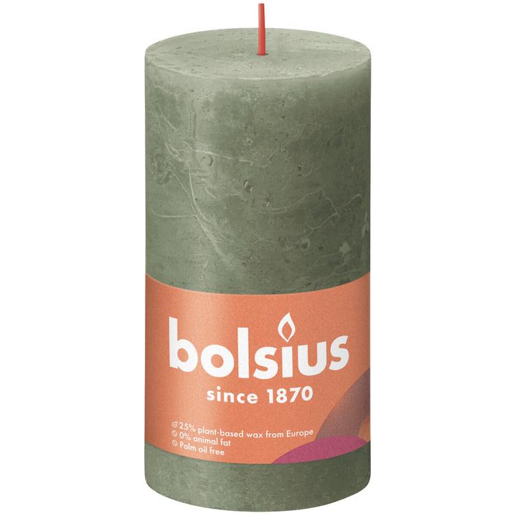 Bolsius RUSTIIKKI PK 130/68 Fresh olive