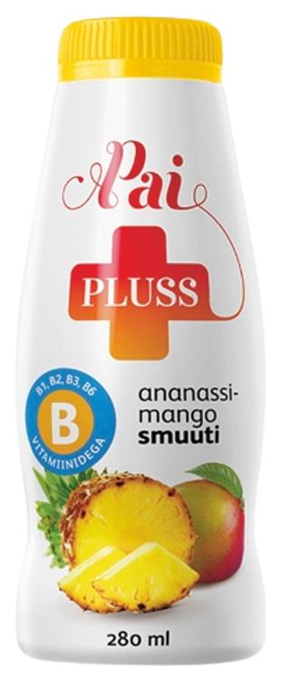 Pai+ ananassi-mango smuuti 280ml