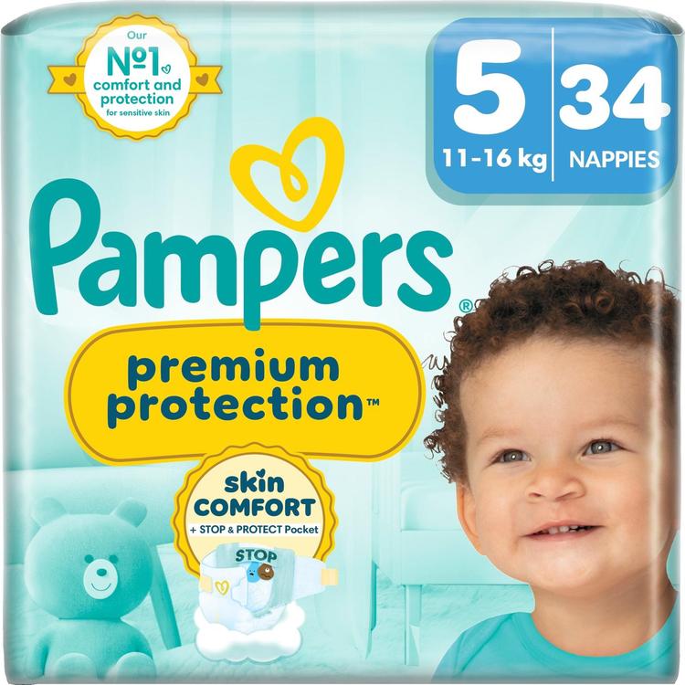 Pampers Premium Protection S5 11-16kg 34kpl vaippa