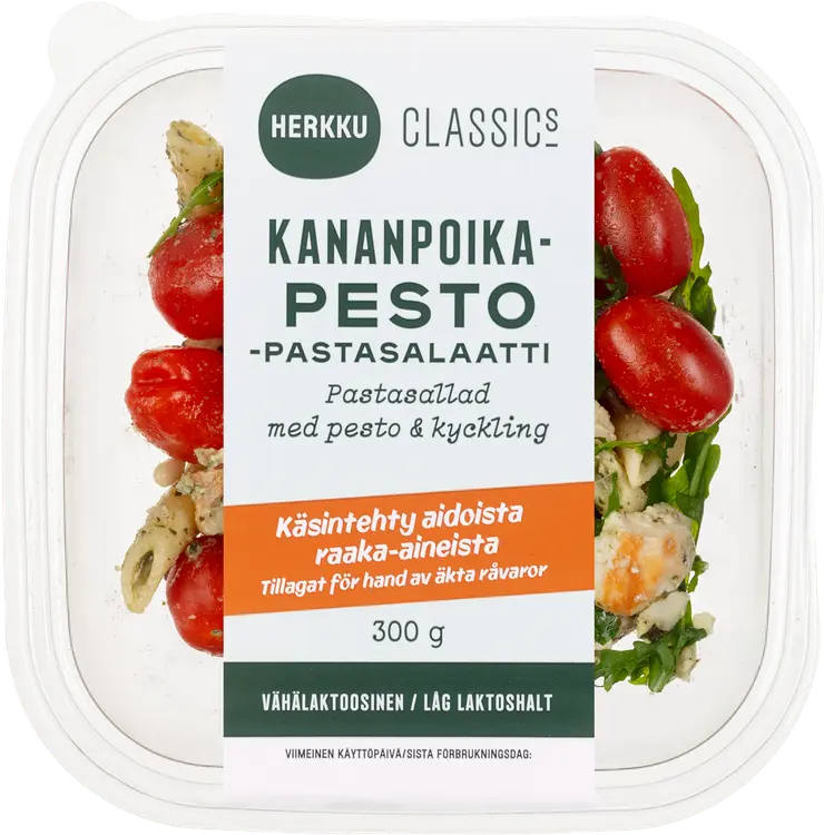 Herkku Classics Kananpoika-pesto-pastasalaatti 300g