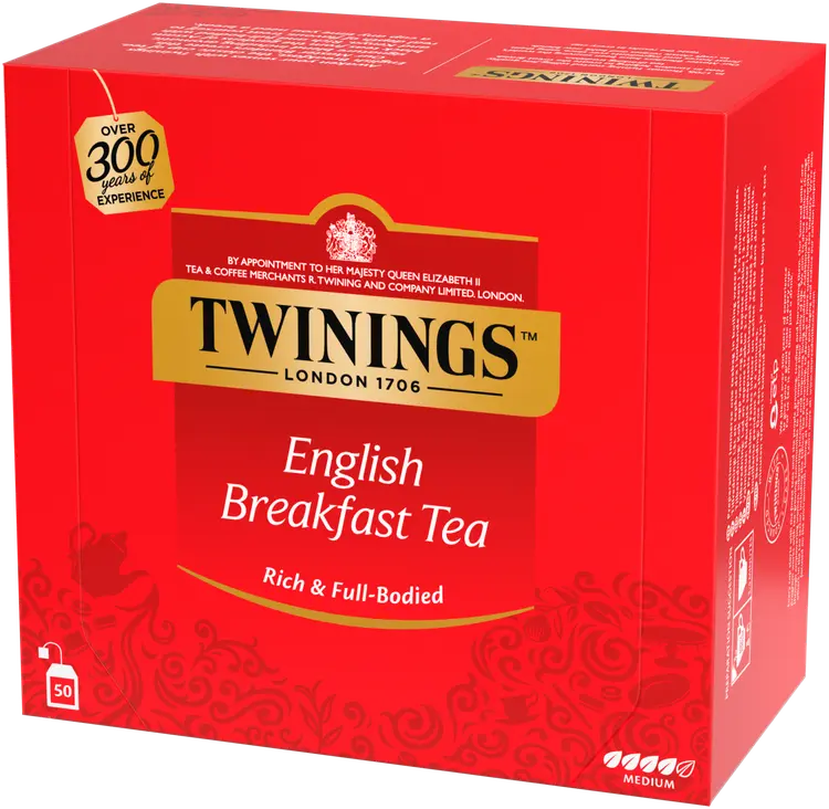 Twinings 50x2g English Breakfast tee