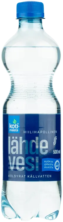 Kotimaista Hiilihapollinen lähdevesi 0,5l