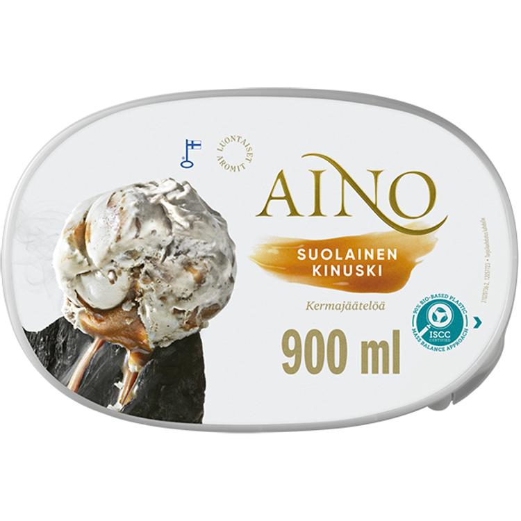 Aino Suolainen Kinuski kermajäätelö kotipakkaus 522g/900ml