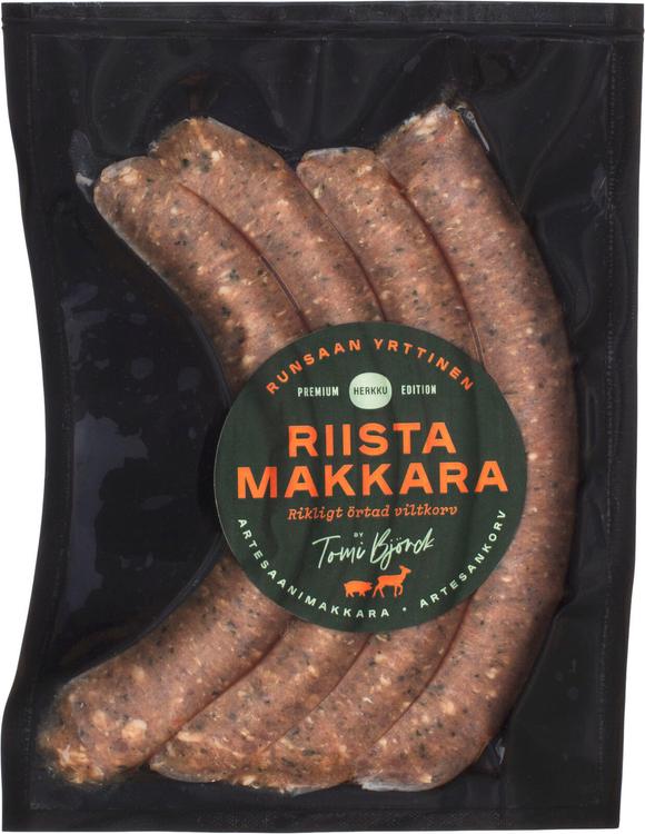 Herkku Premium Edition Riista artesaaniraakamakkara 4 kpl
