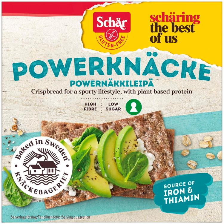 Schär Powernäkkileipä gluteeniton 225g
