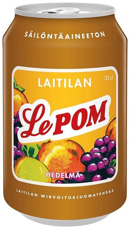 Laitilan Le Pom 0,33L hedelmänmakuinen limonaadi