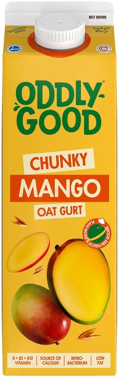 Oddlygood® kaurapohjainen gurtti 1 kg mango gluteeniton