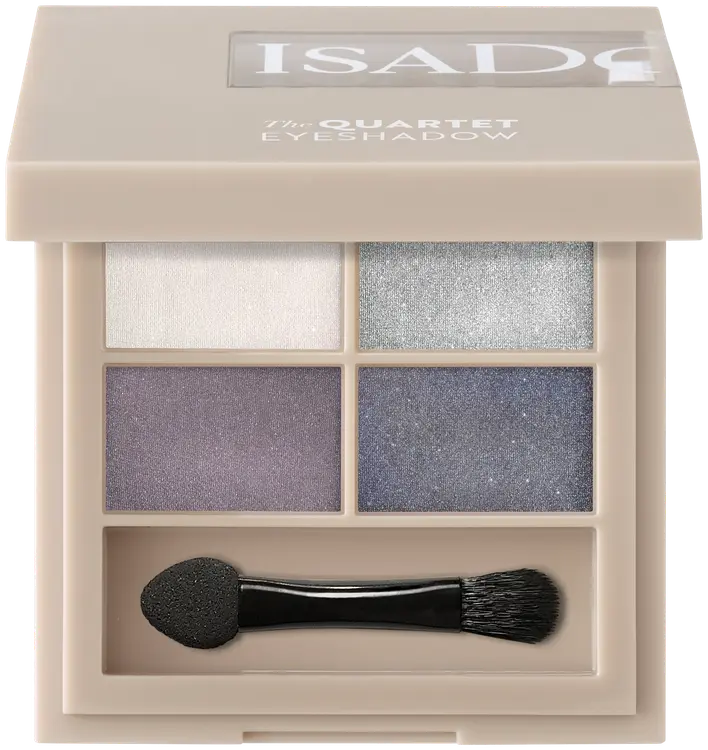 Isadora The Eyeshadow Quartet luomiväripaletti 12 Crystal Mauve 3,5 g