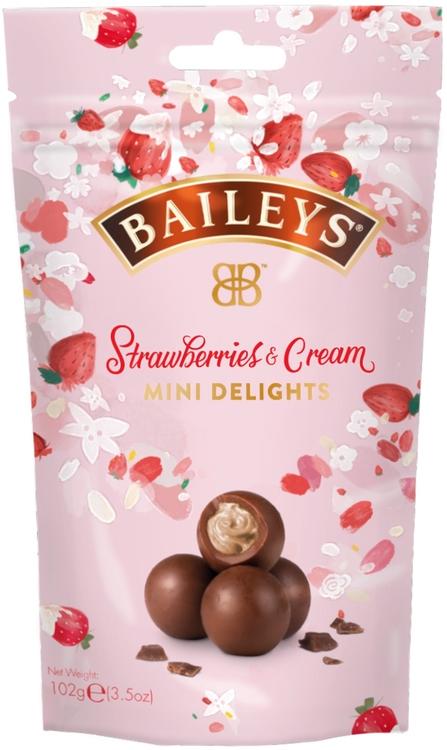 Baileys suklaapussi mansikkakerma 102g