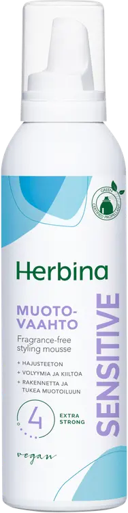 Herbina 200ml Sensitive muotovaahto erittäin voimakas hajusteeton