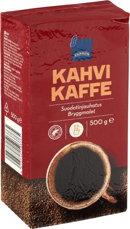 Rainbow 500g kahvi suodatinjauhatus