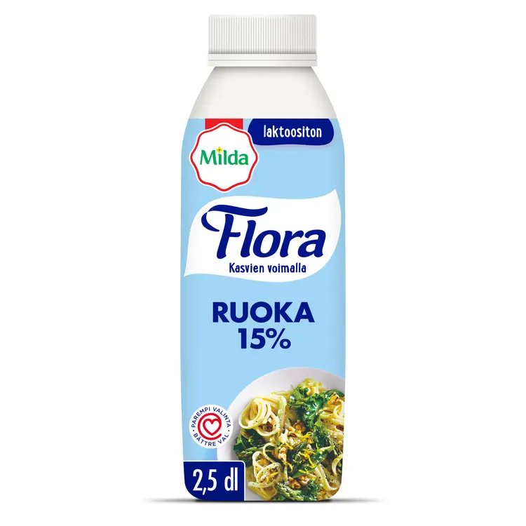 Flora by Milda Ruoka 15% laktoositon 2,5 dl