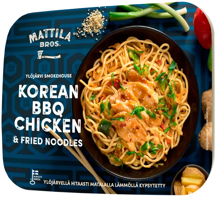 Mattila Bros. Korean BBQ chicken & fried noodles 280g