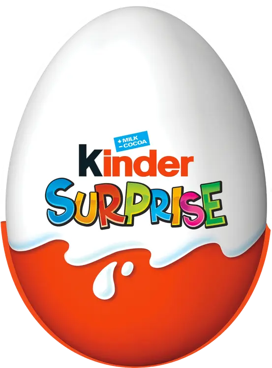 Kinder Surprise maitosuklaahahmo maitoisalla sisäpinnalla. sisältää lelun 20g
