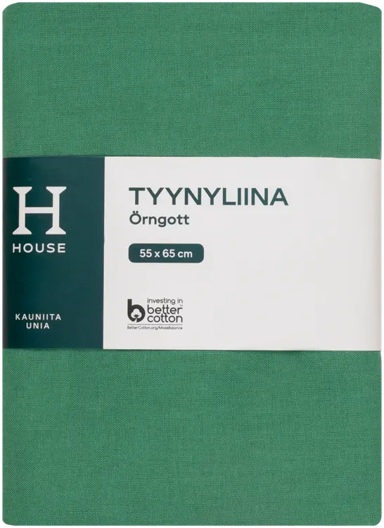 House tyynyliina 55 x 65 cm vihreä