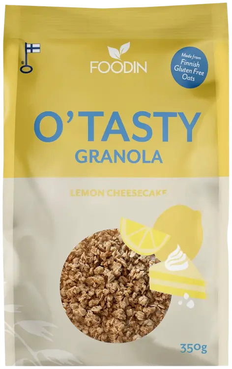 Foodin O`Tasty Sitruuna-Kauragranola 350g