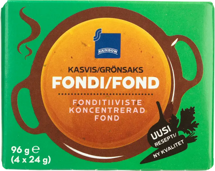 Rainbow 96g kasvisfondi 4x24g