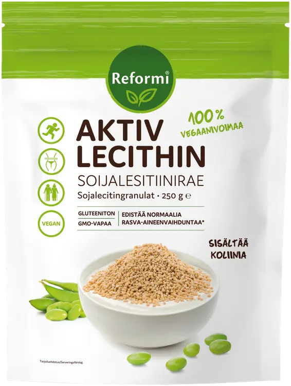 Reformi Aktiv Lecithin soijalesitiinirae 250g ravintolisä