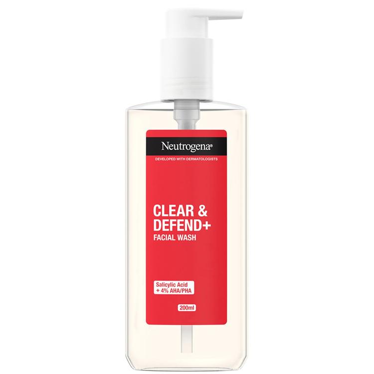 Neutrogena Clear & Defend+ Facial Wash pesuneste 200 ml