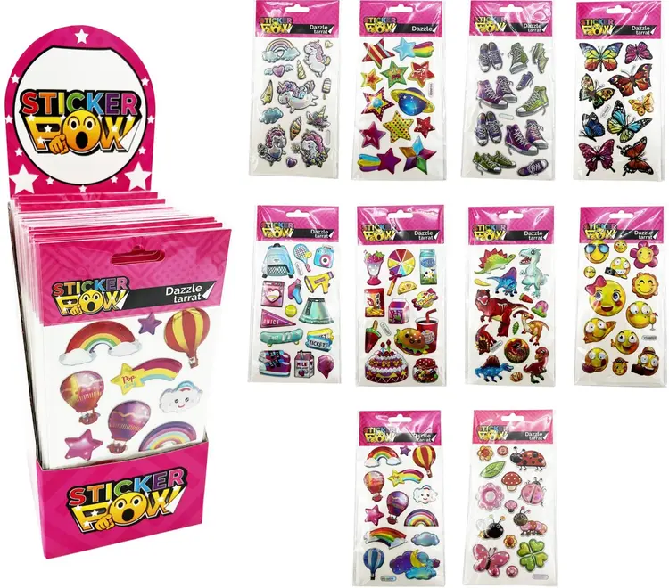 Sticker Pow Dazzle tarra-arkki