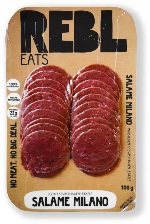 Rebl Eats Salame Milano vegeleikkele 100g