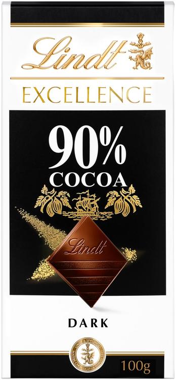 Lindt Excellence 90% tumma suklaalevy 100g