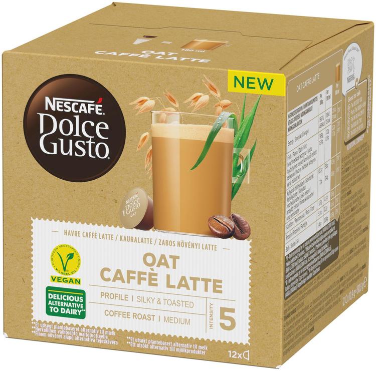 Nescafé Dolce Gusto 12 kaps/130,8g Oat Caffé Latte kahvikapseli