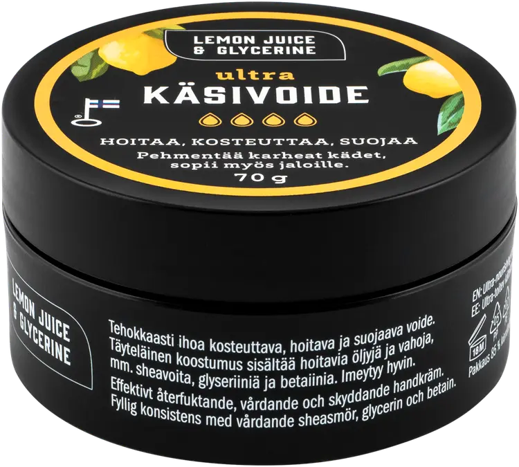 Lemon Juice & Glycerine 70g Ultra käsivoide