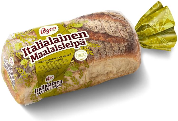 Pågen Italialainen Maalaisleipä makeuttamaton viipaloitu moniviljaleipä 650g