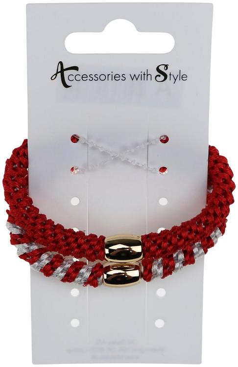 Acessories with style Hiuslenkkisetti helmi 2kpl