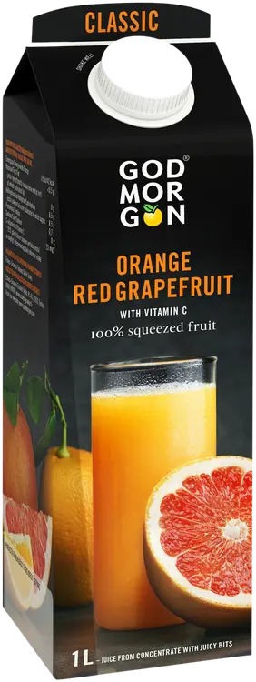 God Morgon Classic Appelsiini-verigreippi täysmehu 100% 1 L