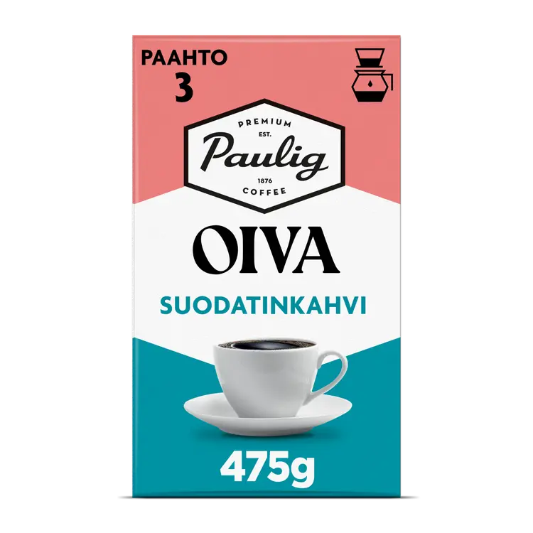 Paulig Oiva suodatinjauhettu kahvi 475g