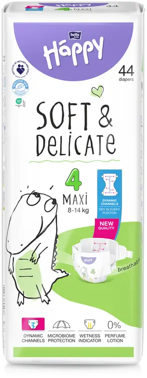 Happy Diapers Bella Maxi 4 teippivaippa 44 kpl 8-14 kg