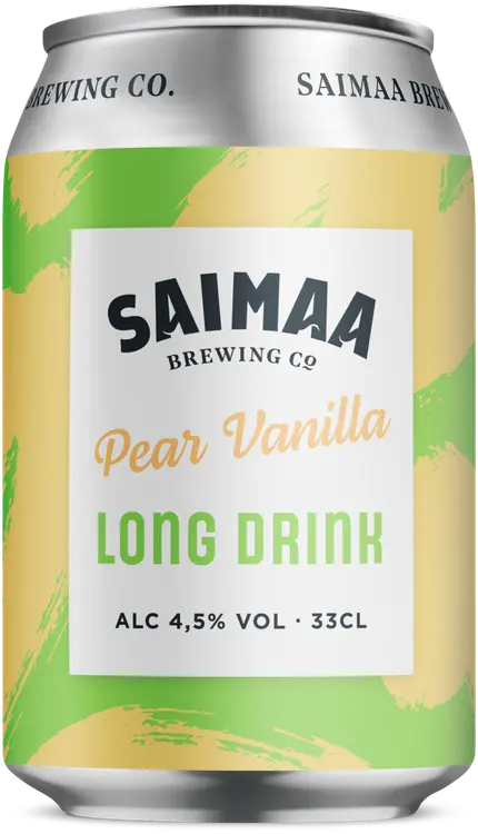 Saimaa Pear Vanilla Long Drink 4,5% 0,33l tölkki